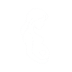 profil kobiety z symbolem dziecka w łonie